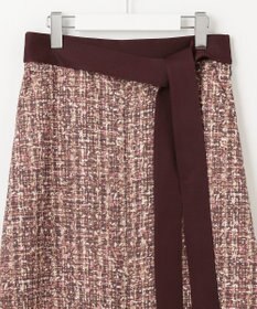 自由区 S プリントジャガードストレッチ スカート