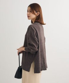 Green Parks ベロアモールリラックスサイズニットプルオーバー