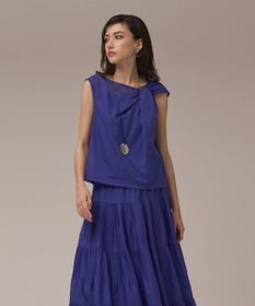 GRACE CONTINENTAL オーガンドレープトップ