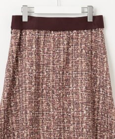 自由区 プリントジャガードストレッチ スカート