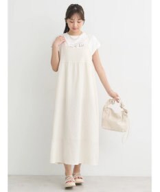 earth music&ecology バックリボンキャミワンピース