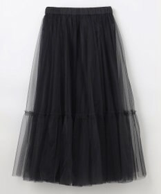 NAVE 【Nave・洗える】チュールフレアースカート