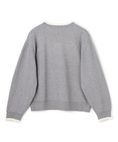 UNFILO フリルトリミング ニット