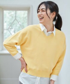 ANY 【5色展開】Ｖネックガーターニットプルオーバー