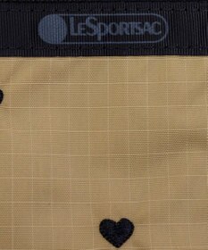 LeSportsac CROSSBODY PHONE BAG/モカブラックハートエンブロイダリー