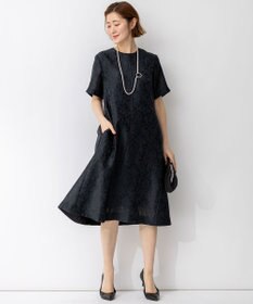 23区 【APPLAUDIR】シアーフラワージャカード ドレス