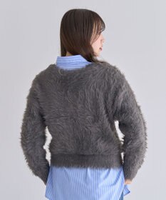 Green Parks ・Ｐｅｔｉｔ　Ｆｌｅｕｒ　シャギーニットカーディガン