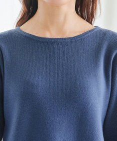 Tiaclasse 【洗える】ヴィンテージサテンニットコンビチュニック