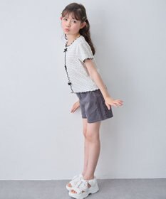 ANY KIDS 【一部店舗/WEB先行販売アイテム】ドット×リボン 半袖Tシャツ