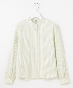 J.PRESS LADIES L 【洗える】BEZ VEGA バンドカラー ブラウス