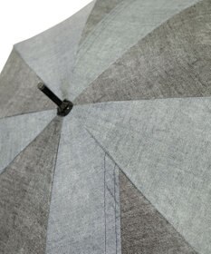 +RING 【限定/日本製】【大判】メンズ向け 長傘65cm  BLK denim-like pattern SR217