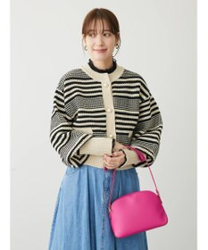 Green Parks ・ＥＬＥＮＣＡＲＥ　ＤＵＥ　パール釦カーディガン