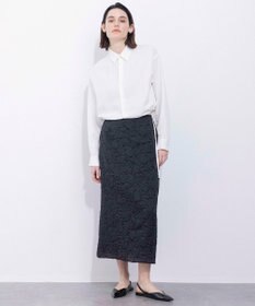 NAVE 【Nave・洗える/シアー素材】クラッシュオーガンジー スカート