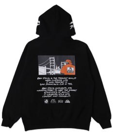 WEGO BENDAVISブリッジグラフィックプルパーカー