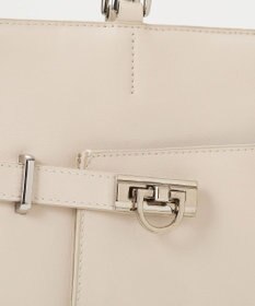 TOPKAPI 【TREASURE TOPKAPI】ベルトデザイン レザー フラット トートバッグ A4対応