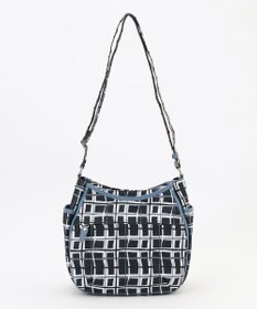 Y'SACCS ドローイングチェックショルダーバッグ