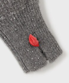 GRACE CONTINENTAL ラメリップニットトップ