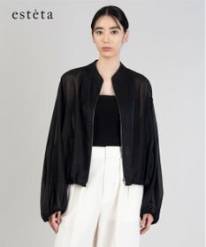 23区 【エステータ】コットンオーガンジー ブルゾン