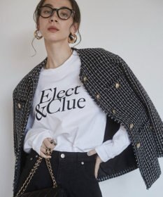 WEGO 【ANGIE VINTAGE】フロッキーロゴプリントロンT