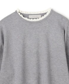 UNFILO フリルトリミング ニット