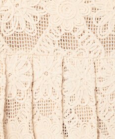 GRACE CONTINENTAL バックタックレースシャツ