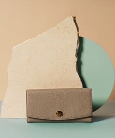 TOPKAPI 【TOPKAPI】gemdrops ジェムドロップ ミニエンボスレザー 天然石 長財布