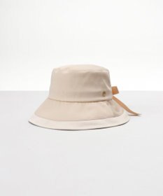 AURORA 【 LANVIN COLLECTION（ランバン コレクション） 】グログランリボンキャペリンハット