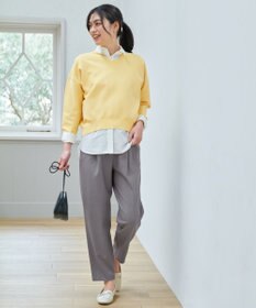 ANY 【5色展開】Ｖネックガーターニットプルオーバー