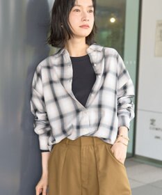 AMERICAN HOLIC イージーケアチェックシャツ【360°着こなしシャツ】