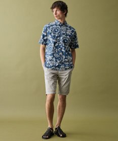 JOSEPH ABBOUD 【ウエストも伸びる!/JAPANファブリック】ヴィンテージコットンストレッチ ショート パンツ