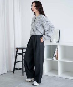 WEGO ミックスブークレ2WAYカーディガン