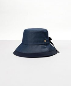 AURORA 【 LANVIN COLLECTION（ランバン コレクション） 】グログランリボンキャペリンハット