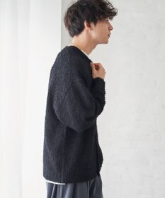 WEGO ツイストブークレカーディガン