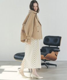 YECCA VECCA レースMIXショートトレンチコート