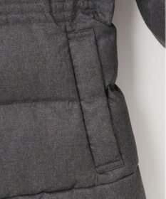 組曲 【洗える・2WAY】ライトタフタショートダウン