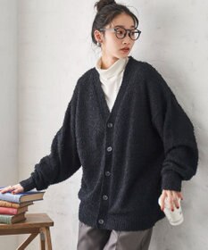 WEGO ツイストブークレカーディガン