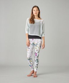 Chacott 【ノーソーイングニット】7分袖メッシュニットTシャツ