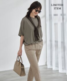 ICB L 【WEB限定・洗える】Ly.COハイゲージ ドルマンスリーブプルオーバー