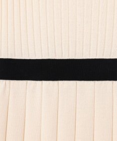 GRACE CONTINENTAL メッシュヘムニットワンピース