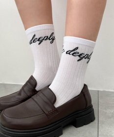 WEGO メッセージロゴソックス