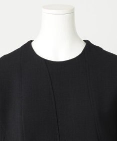 23区 L 【R(アール)】ウールダブルクロス イレギュラータック フレアワンピース