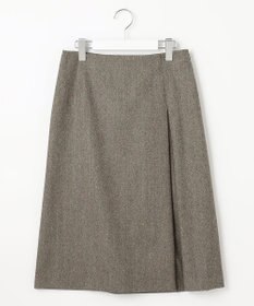 J.PRESS LADIES 【セットアップ対応】ウールストレッチツイード スカート