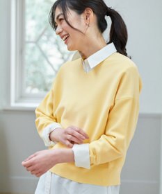 ANY 【5色展開】Ｖネックガーターニットプルオーバー