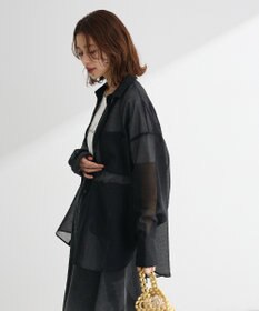 Green Parks 　・ＥＬＥＮＣＡＲＥ　ＤＵＥ　ラメシアー長袖シャツ