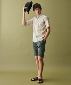 JOSEPH ABBOUD 【ウエストも伸びる!/JAPANファブリック】ヴィンテージコットンストレッチ ショート パンツ