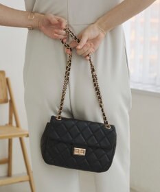 WEGO 【ANGIE VINTAGE】キルティングショルダーBAG