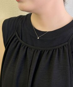 Phoebe 【金属アレルギー対応】スパークルドットビジューネックレス/ニッケルフリー ゴールド
