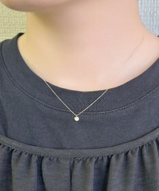 Phoebe 【金属アレルギー対応】スパークルドットビジューネックレス/ニッケルフリー ゴールド