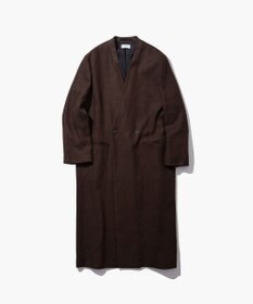 ATON HEMP SUEDE | タキシードカラーロングコート