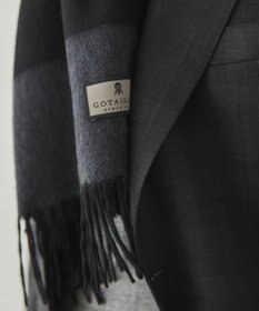 GOTAIRIKU 【カシミヤ100%】 幅広 マフラー(40cm×180cm)